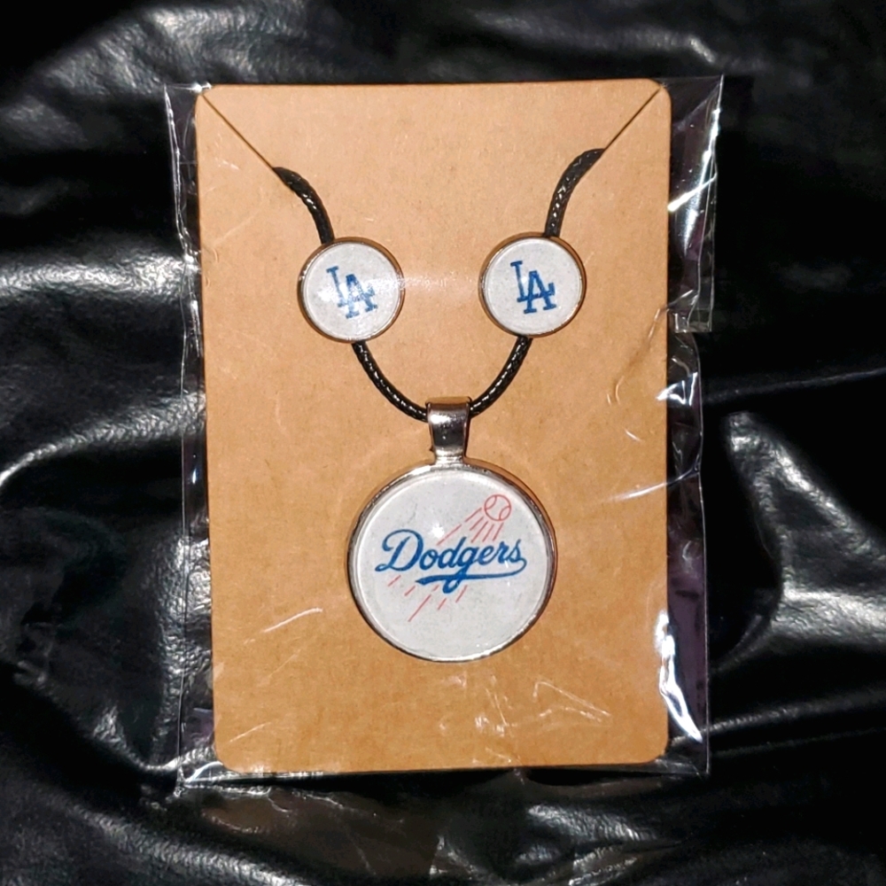 Dodgers jewelry set